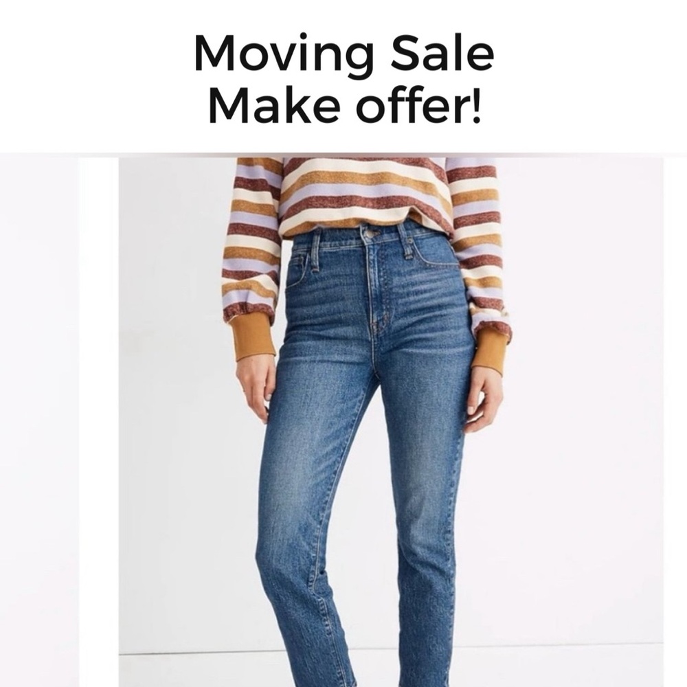 Madewell Classic Straight Jean Cropped